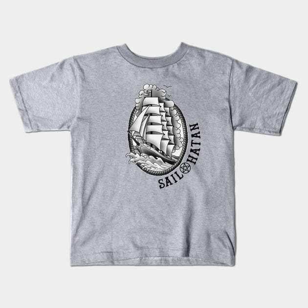 Sail Hatan Kids T-Shirt by Amandahinrichs